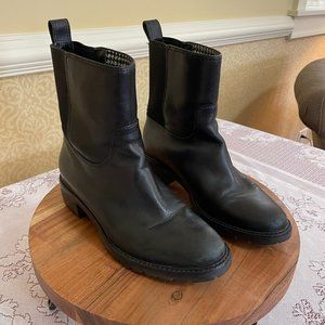 Cole Haan Black Waterproof Ankle Biker Boots